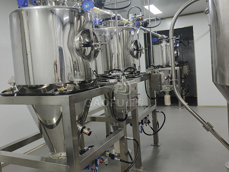 小食品面粉供料系統客戶現場